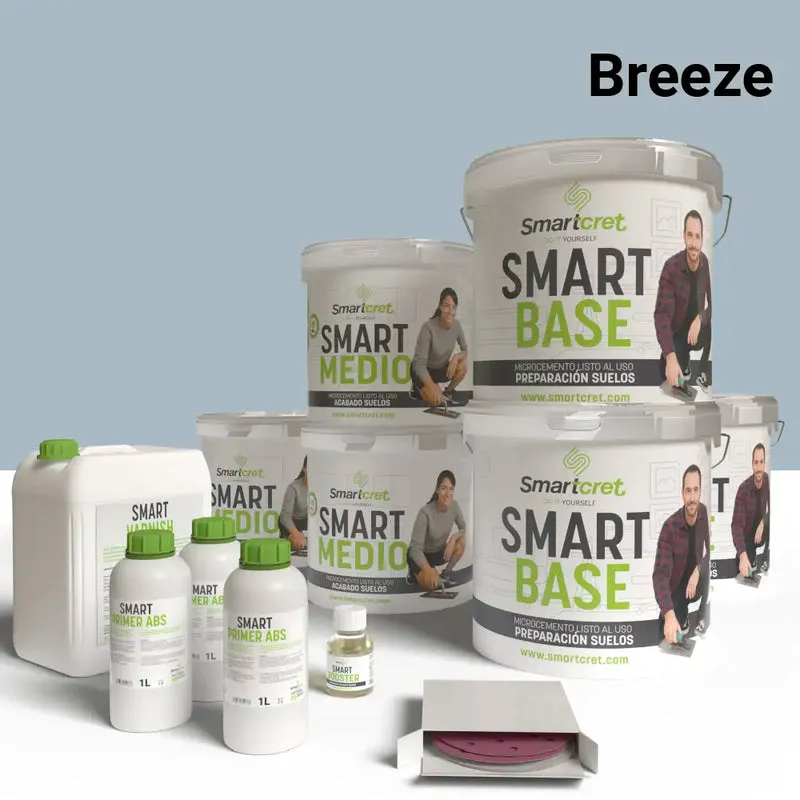 Kit de microcemento para suelos y escaleras
