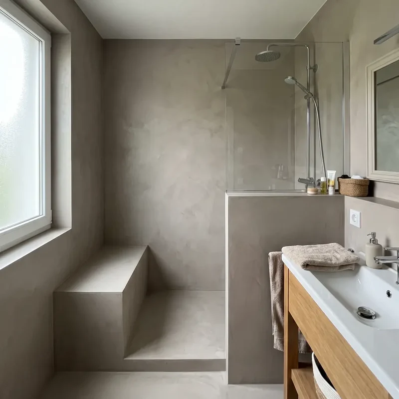 Kit de microcemento para baño