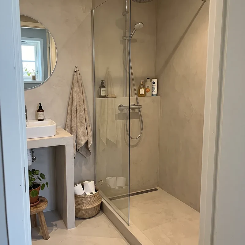 Kit de microcemento para baño