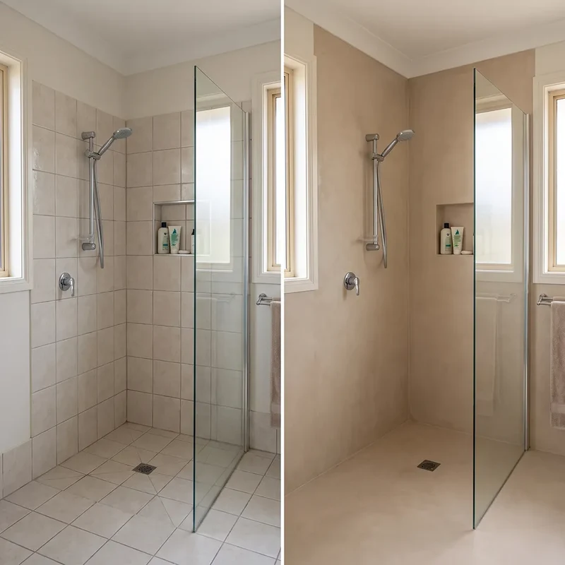 Kit de microcemento para baño