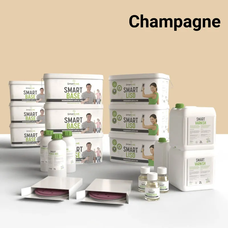 Kit de microcemento para baño