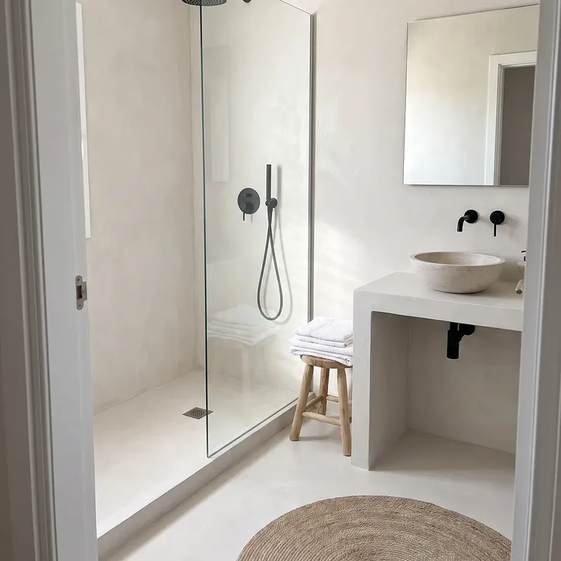 Kit de microcemento para baño