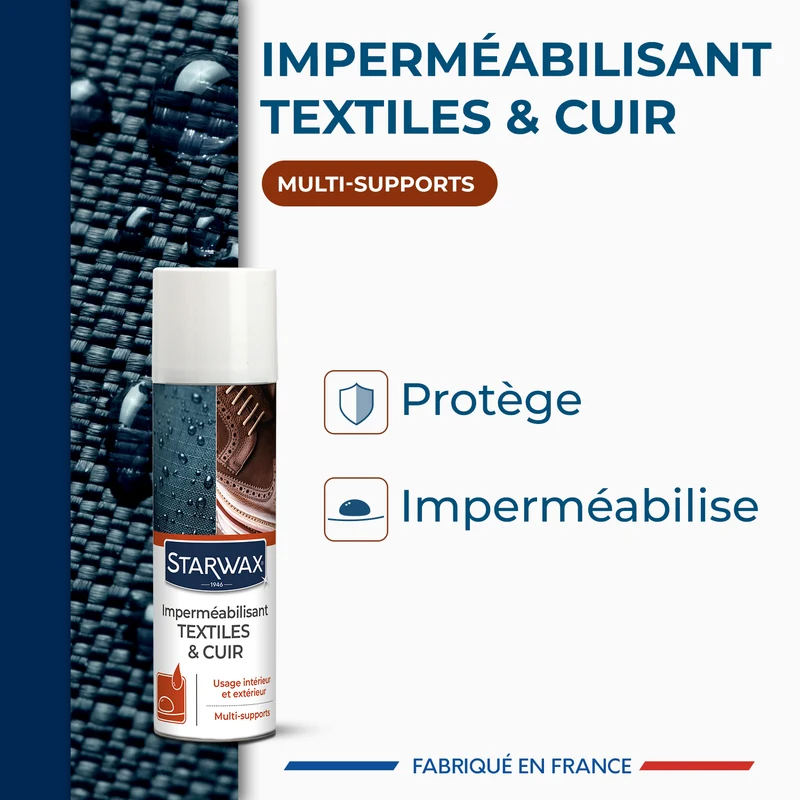 Aérosol Imperméabilisant Textiles et Cuir