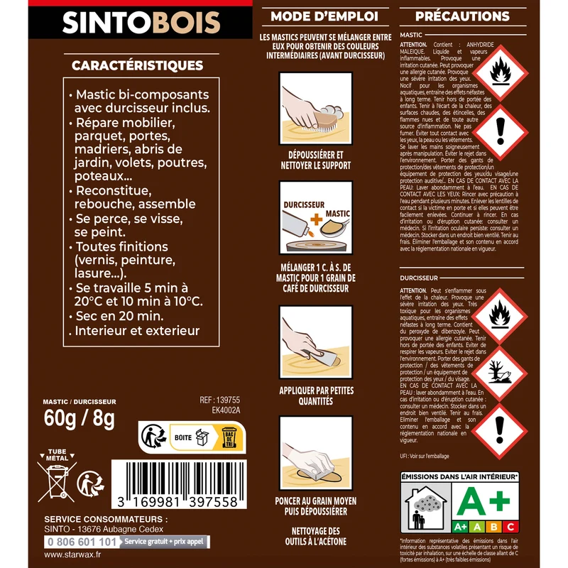 Reconstitue angles et gros trous