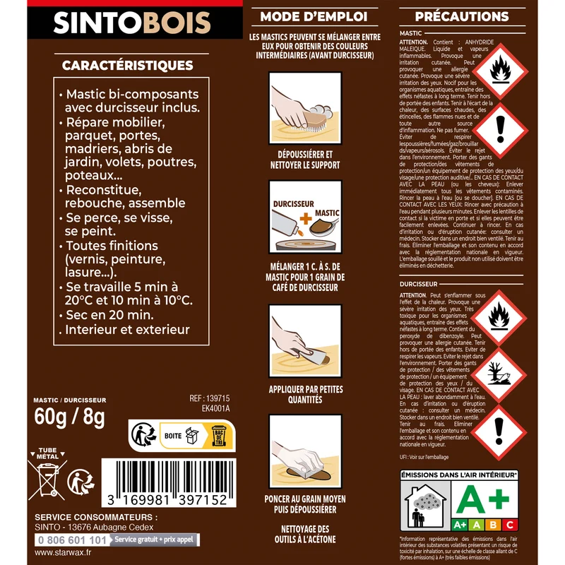 Reconstitue angles et gros trous