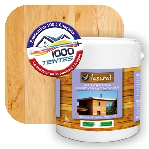 Saturateur écologique Natura Lasural® Pin Du Nord (Bois Classic BC06) Intérieur/Extérieur MAT