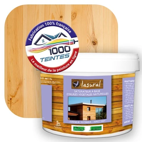 Saturateur écologique Natura Lasural® Pin Du Nord (Bois Classic BC06) Intérieur/Extérieur MAT