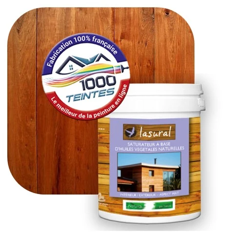 Saturateur écologique Natura Lasural® Iroko (Bois Classic BC03) Intérieur/Extérieur MAT