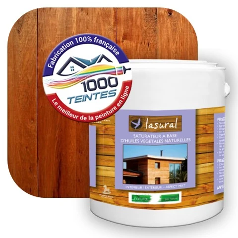Saturateur écologique Natura Lasural® Iroko (Bois Classic BC03) Intérieur/Extérieur MAT