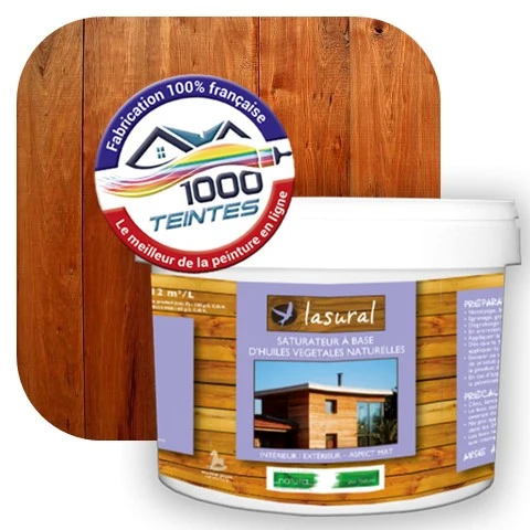 Saturateur écologique Natura Lasural® Iroko (Bois Classic BC03) Intérieur/Extérieur MAT