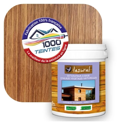 Saturateur écologique Natura Lasural® Noyer (Bois Classic BC04) Intérieur/Extérieur MAT