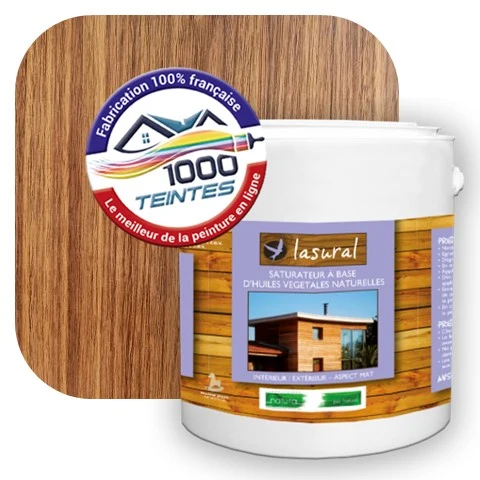 Saturateur écologique Natura Lasural® Noyer (Bois Classic BC04) Intérieur/Extérieur MAT