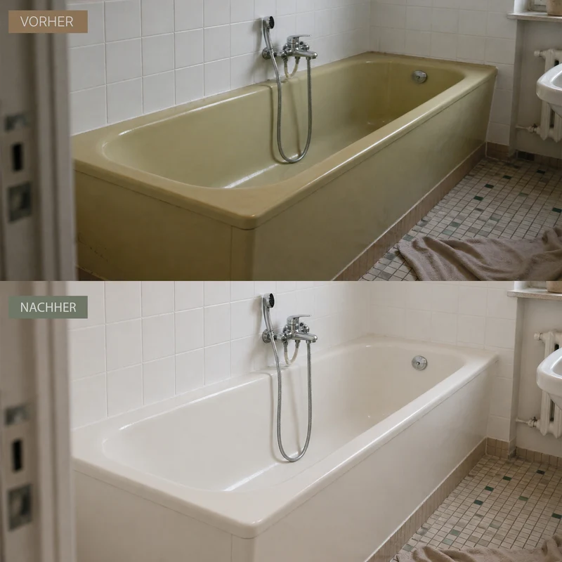Badewannenlack Seidenglänzend für Badewannen & Sanitärflächen