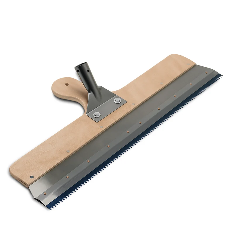 Großflächenrakel 560 mm Stehrakel Zahnrakel für Ausgleichsmasse