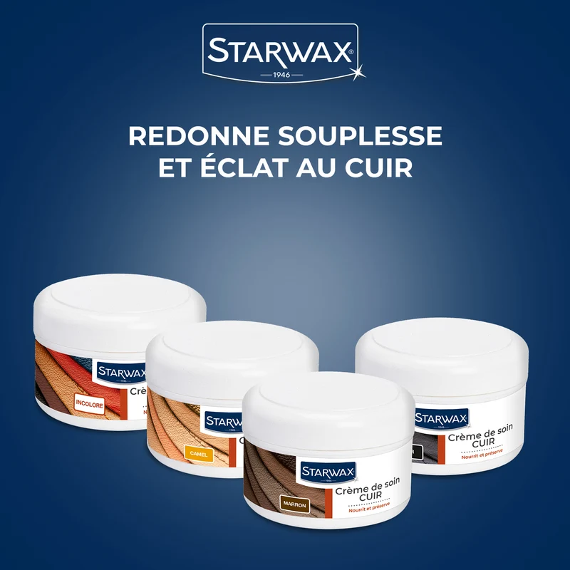 Crème de soin pour cuirs colorés