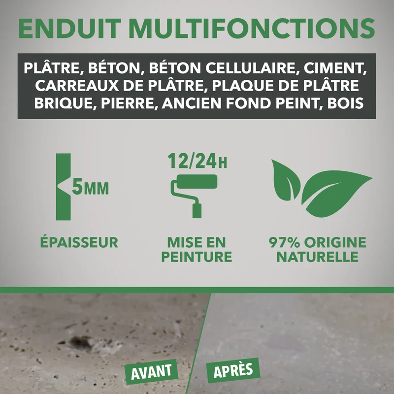 Enduit universel pâte