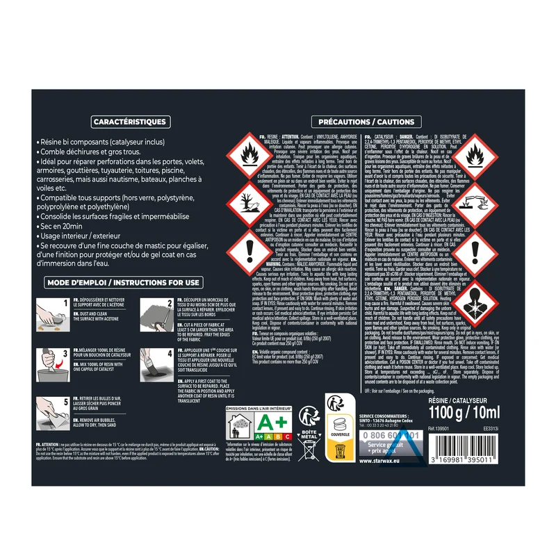 Répare métaux, plastiques, composites