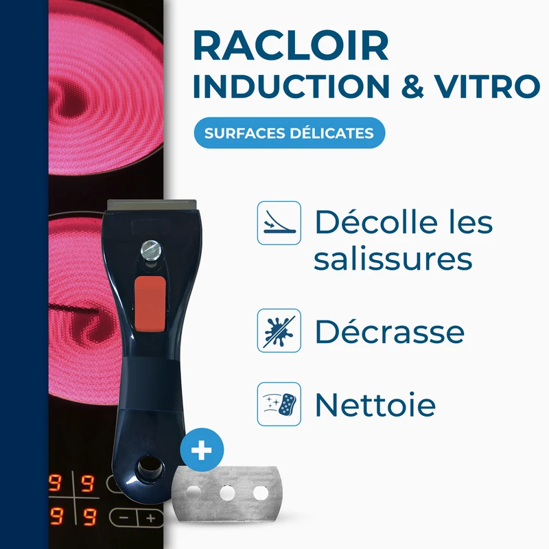 Racloir pour vitroceram & induction