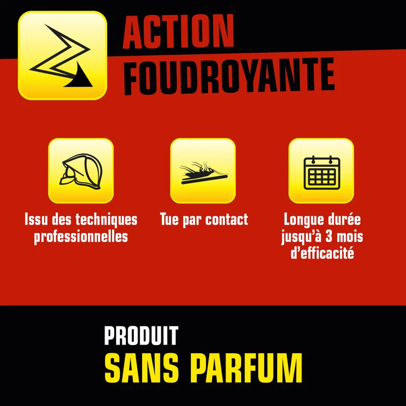 Pulvérisateur cafards et araignées