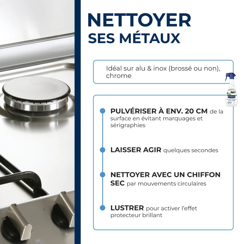 Nettoyant protecteur pour alu et inox