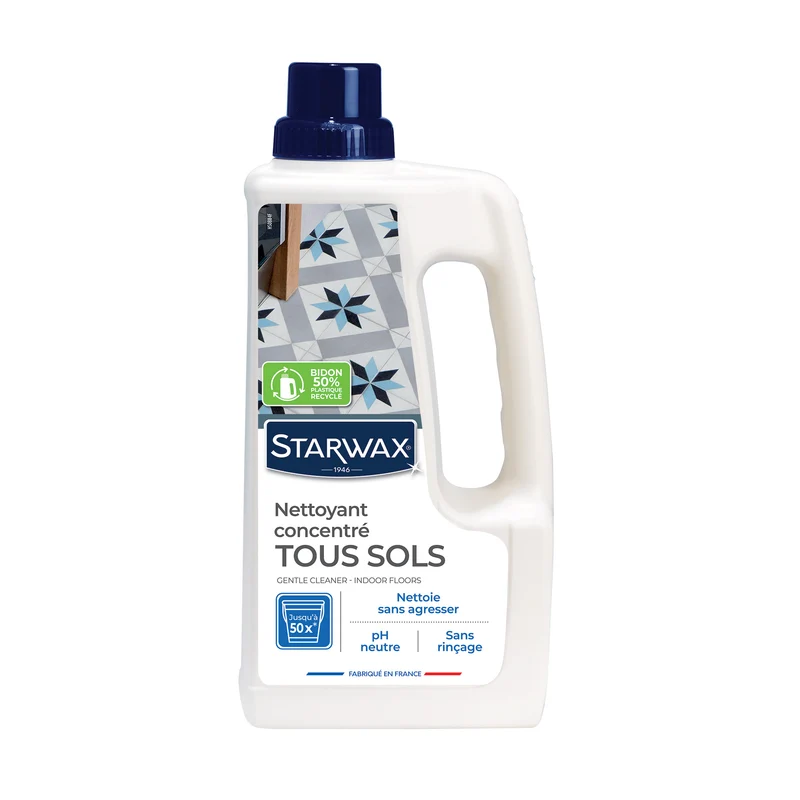 Nettoyant doux pour sols intérieurs