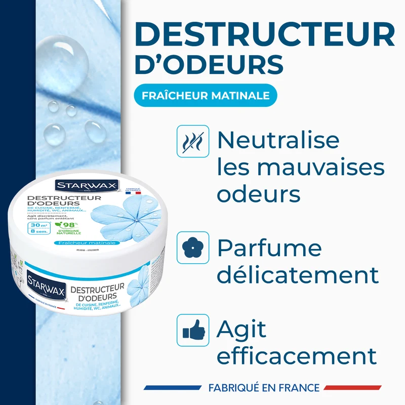 Destructeur d'odeurs Fraicheur matinale