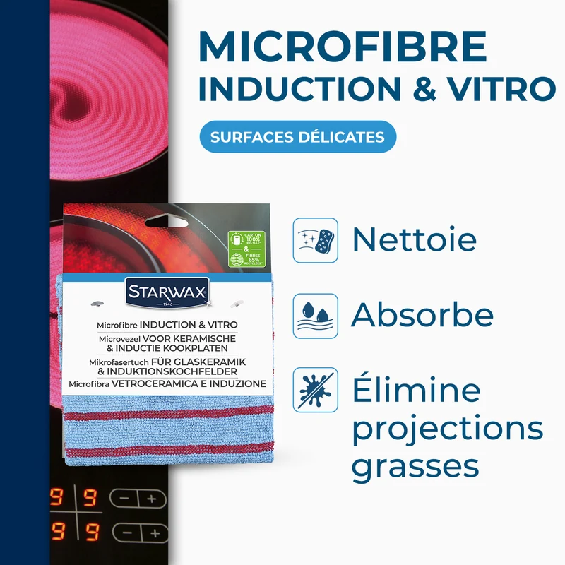 Microfibre Induction et Vitroceram