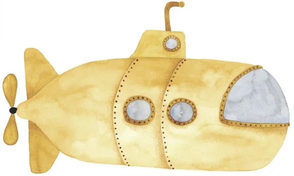 Papier Peint Panoramique CASADECO - Yellow submarine spray up