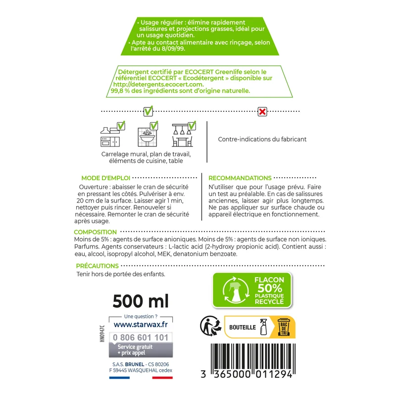 Nettoyant express Anti-traces