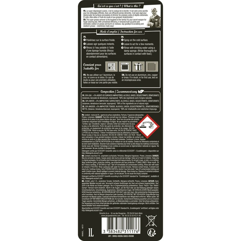 Super Décapant Cuisine Ultra efficace