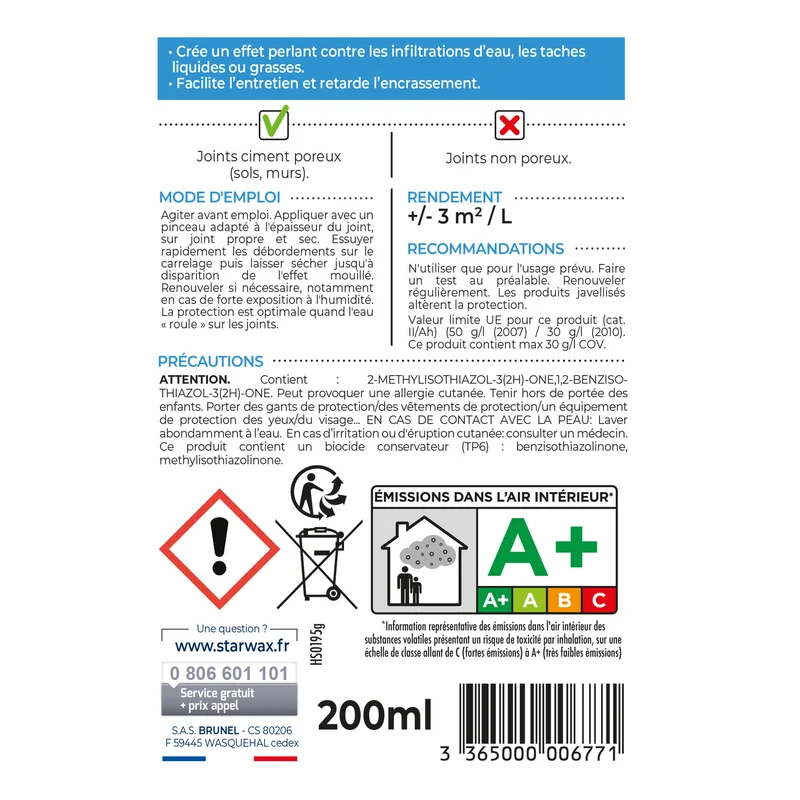 Imperméabilisant pour joints