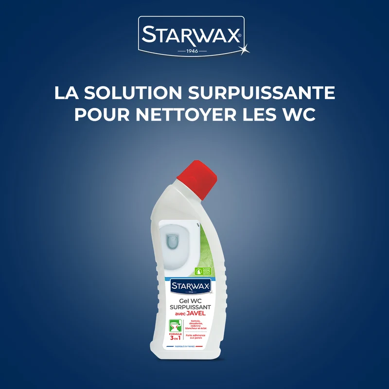 Gel WC surpuissant avec Javel