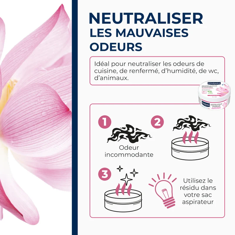 Destructeur d'odeurs Fleur de Lotus