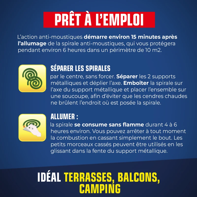 Spirales anti-moustiques