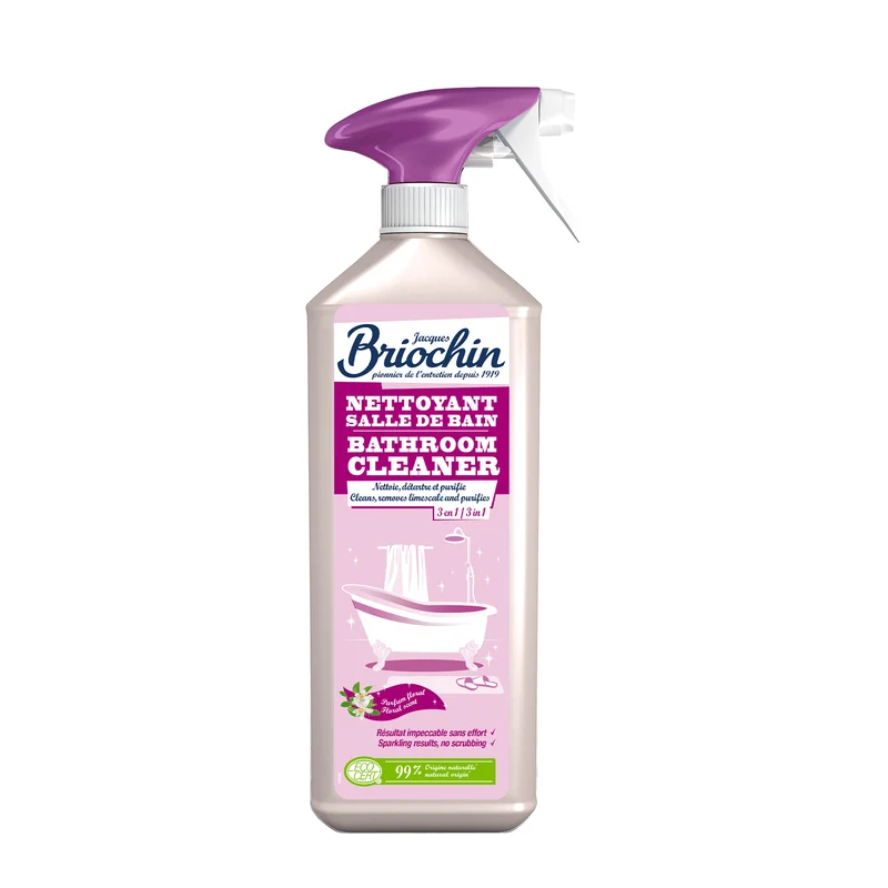 Nettoyant salle de bain 3 en 1 parfum floral