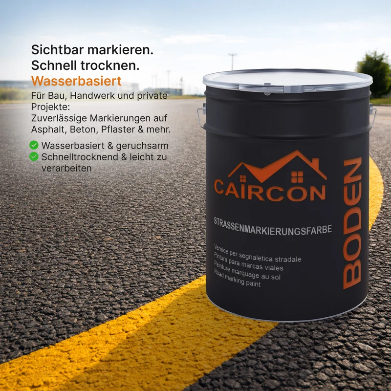 Markierungsfarbe für Straßen, Parkplätze und Bodenmarkierungen