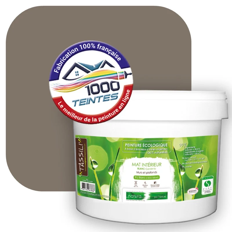 Peinture écologique Natura Tassili® Les Beiges colorés (L'Atelier by Edicolor 051E/051-E/051E1) Intérieur MAT