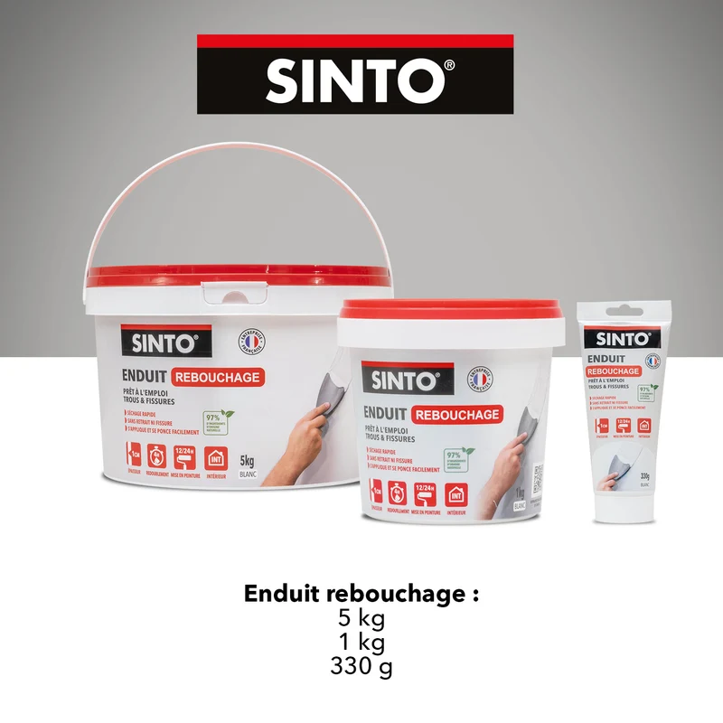 Enduit rebouchage pâte