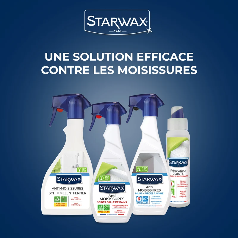 Anti-moisissures pour joints et salle de bains
