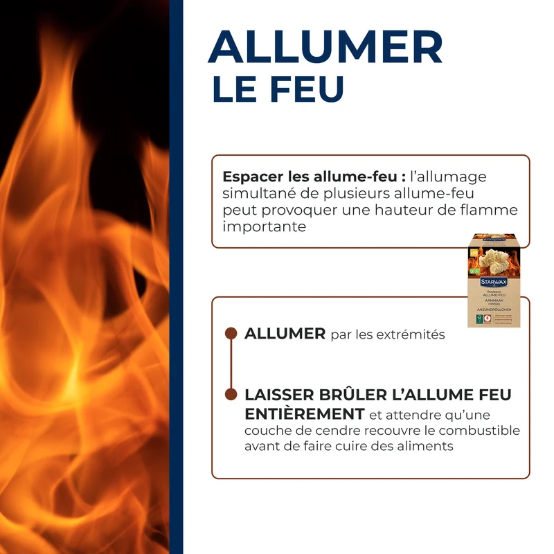 Rouleaux allume feu FSC®