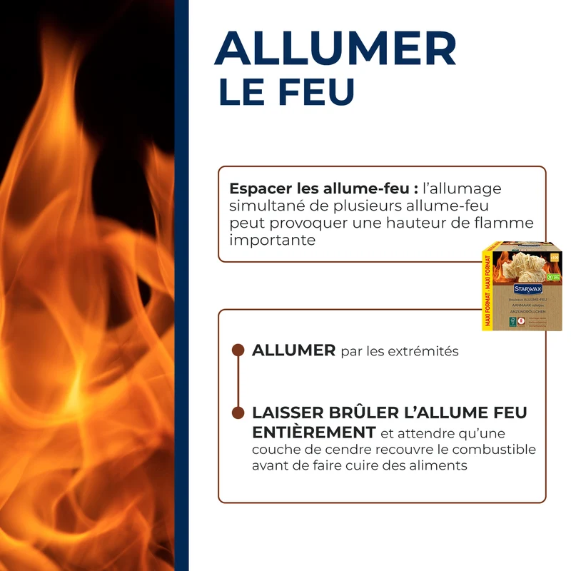 Rouleaux allume feu FSC®