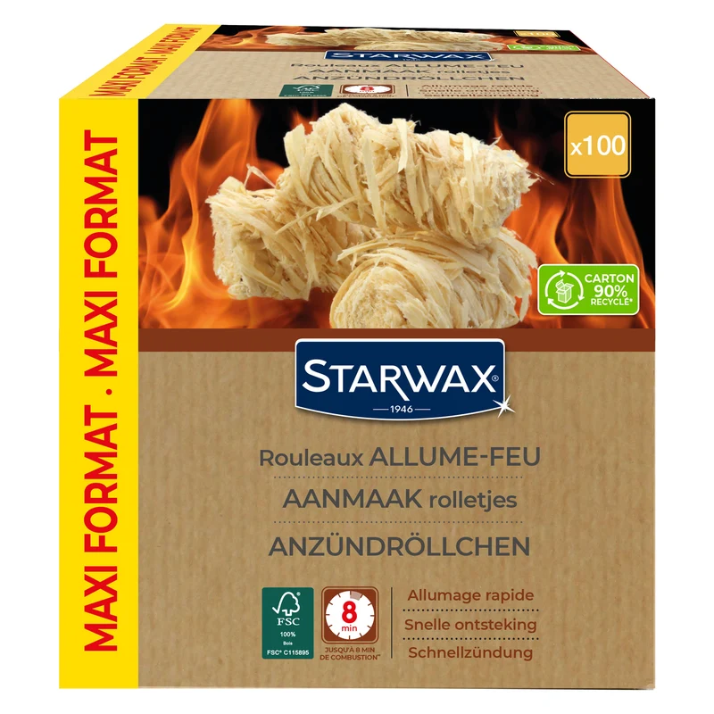 Rouleaux allume feu FSC®