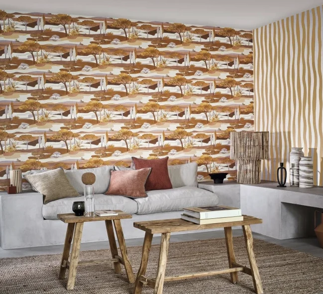 Collection de Papier Peint CASAMANCE - L'île aux oiseaux