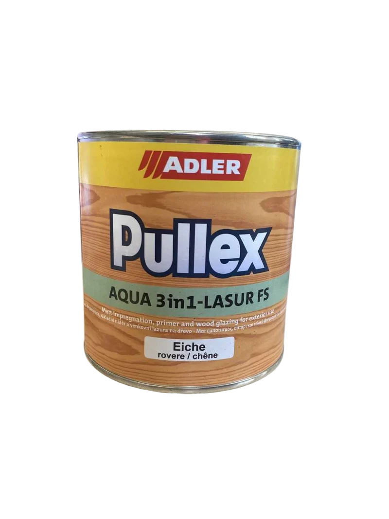 Lasure hydro pullex 3 en 1 chêne en 0.75L