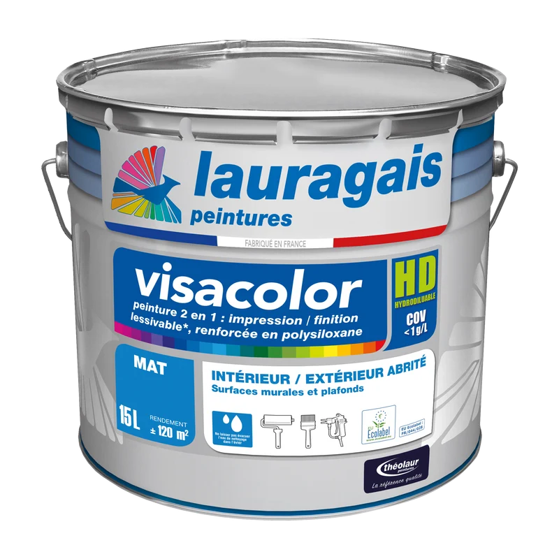 Visacolor HD mat RAL - Peinture pour murs en intérieur et extérieur abrité