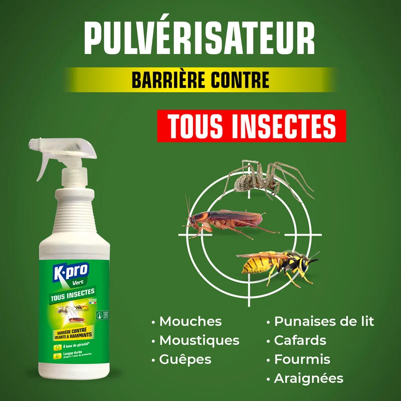 Pulvérisateur Barrière tous insectes K.PRO