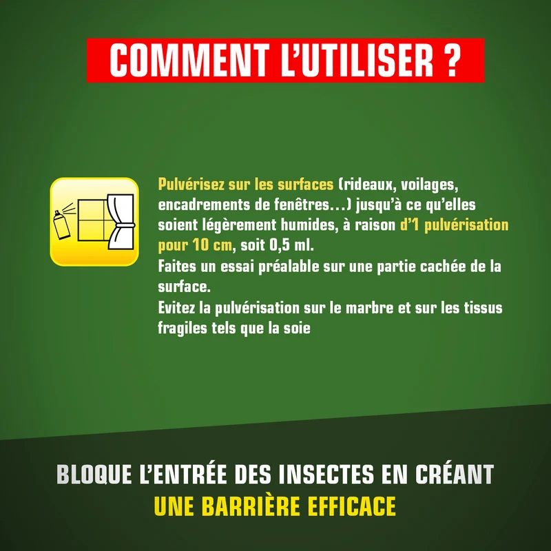 Pulvérisateur Barrière tous insectes K.PRO