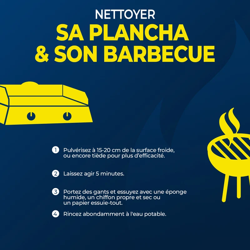 Nettoyant plancha et barbecue