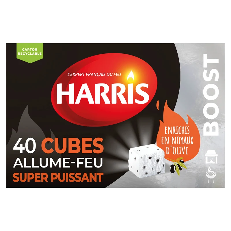 40 cubes allume feu super puissant