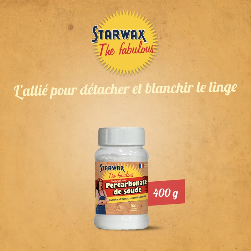 Ma poudre détachante & raviveur de blancheur au percarbonate de soude – Pot pratique